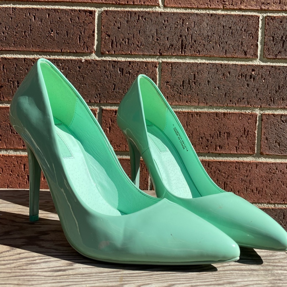 Teal Stiletto Dorthy Perkins Heels